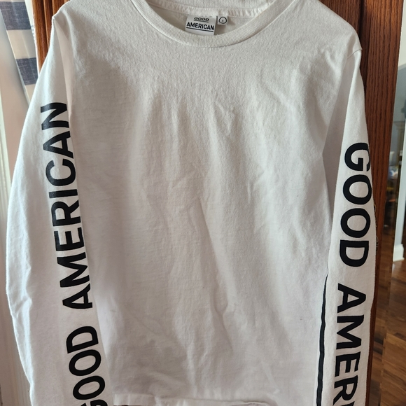 Good American Tops - Good American thick long sleeve tee